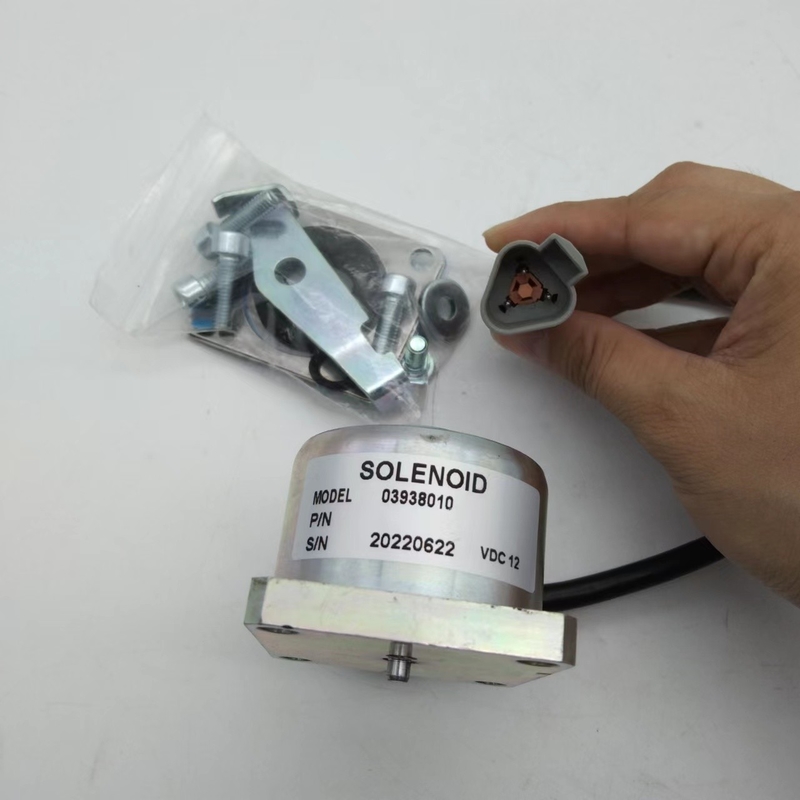03938010 Bộ truyền động van điện từ dừng cho các bộ phận động cơ diesel HATZ L / M 12V 24V