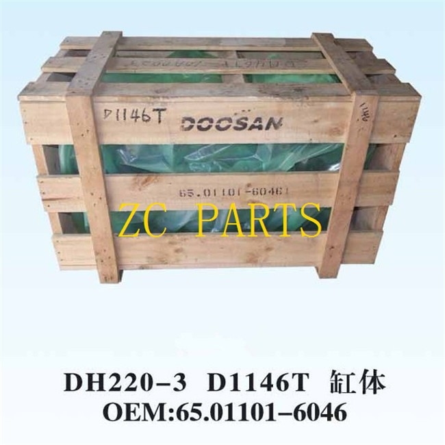 Khối xi lanh động cơ máy xúc 65.01101-6046 cho Daewoo DH200-3 D1146T