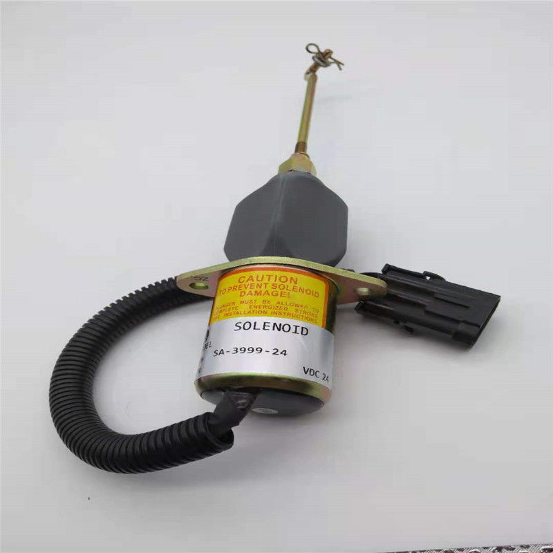 SA-3999-24 Van điện từ dừng phù hợp cho động cơ diesel Cummins Woodword Đầu cắm màu đen