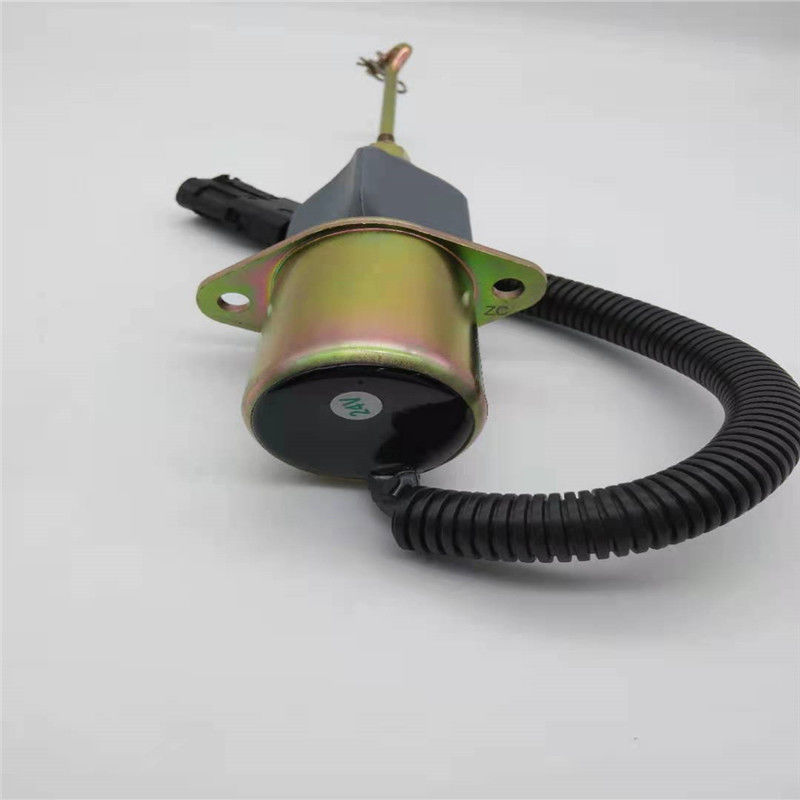 SA-3999-24 Van điện từ dừng phù hợp cho động cơ diesel Cummins Woodword Đầu cắm màu đen