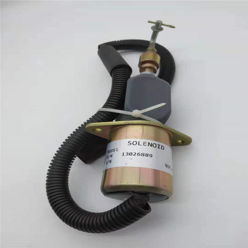 13026889 Ngừng van điện từ phù hợp cho động cơ diesel DEUTZ 226B Phần đen phích cắm 24V