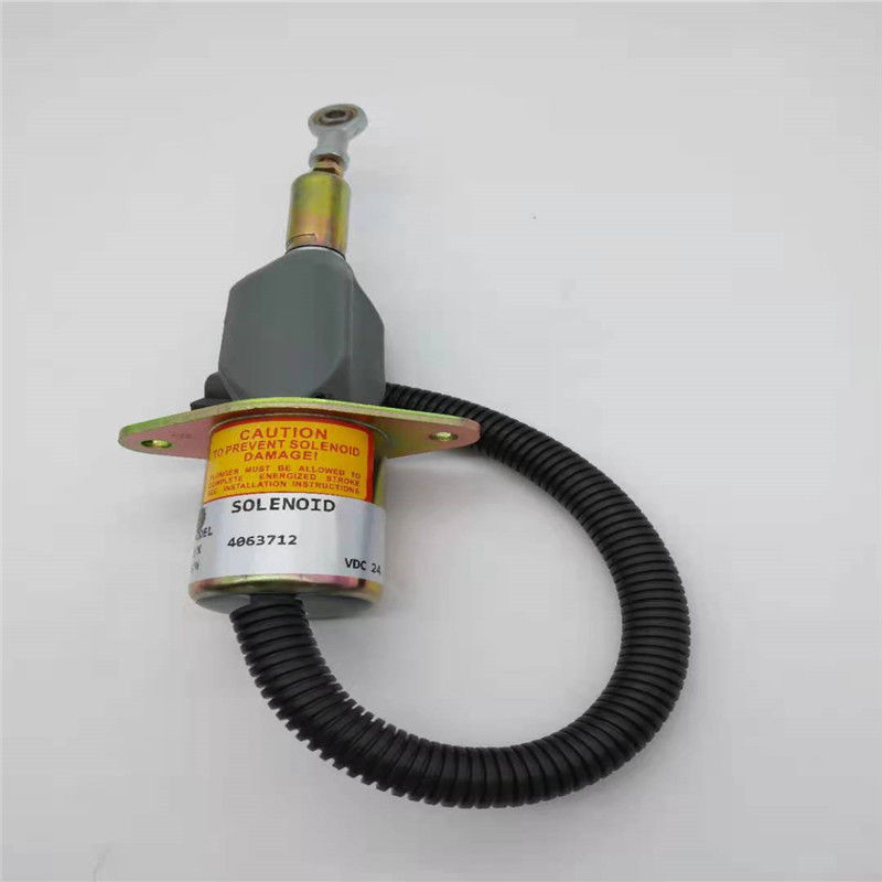 4063712 Van điện từ dừng phù hợp cho KOMATSU PC300-7 360-7 Phích cắm tam giác