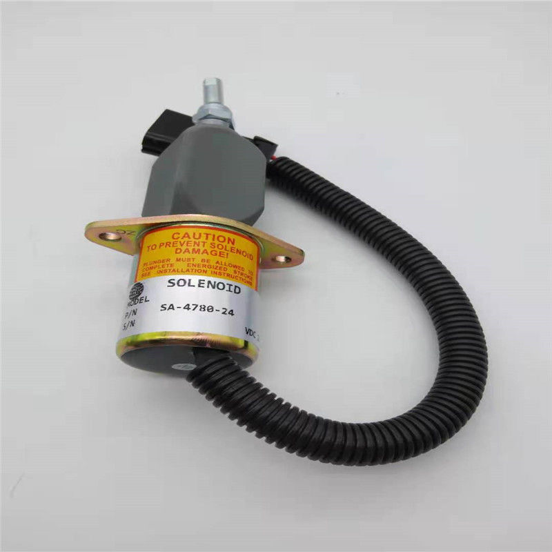 SA-4780-24 Van điện từ dừng phù hợp cho động cơ Woodword Phần 24V phích cắm đen