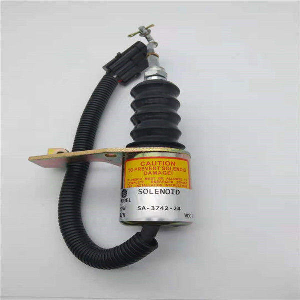 SA-3742-24 Van điện từ dừng phù hợp cho động cơ máy xúc Woodword / Cummins / Deutz