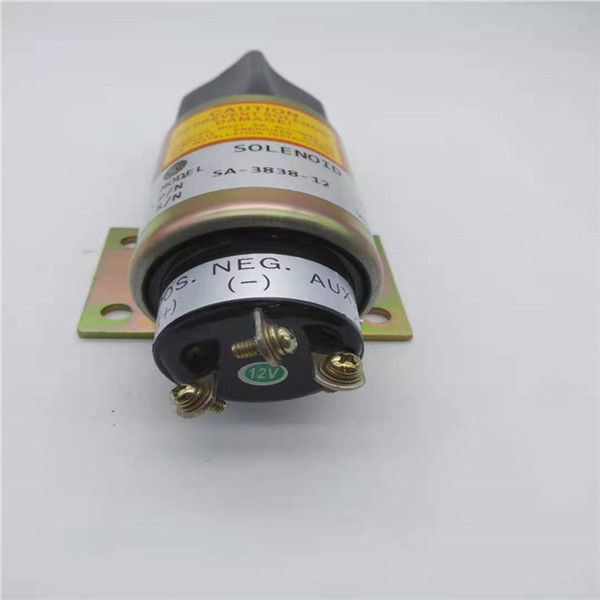 SA-3838-12 2848A256 Van điện từ dừng phù hợp cho máy xúc Cummins / Woodword 12V