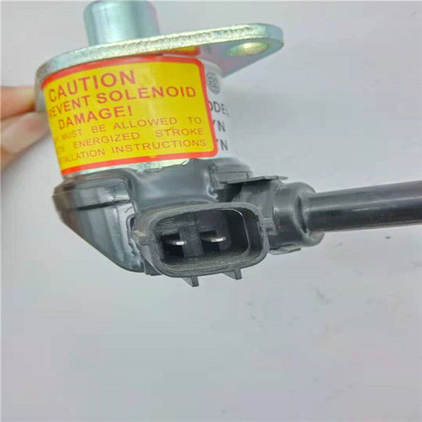1G772-60012 Van điện từ dừng phù hợp cho bộ phận máy xúc / máy gặt Kubota V3300 V3800