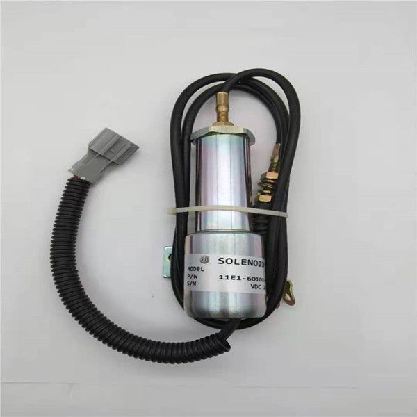 11E1-60100-24 Van điện từ dừng phù hợp cho máy xúc Daewoo Doosan DH220-5 24V