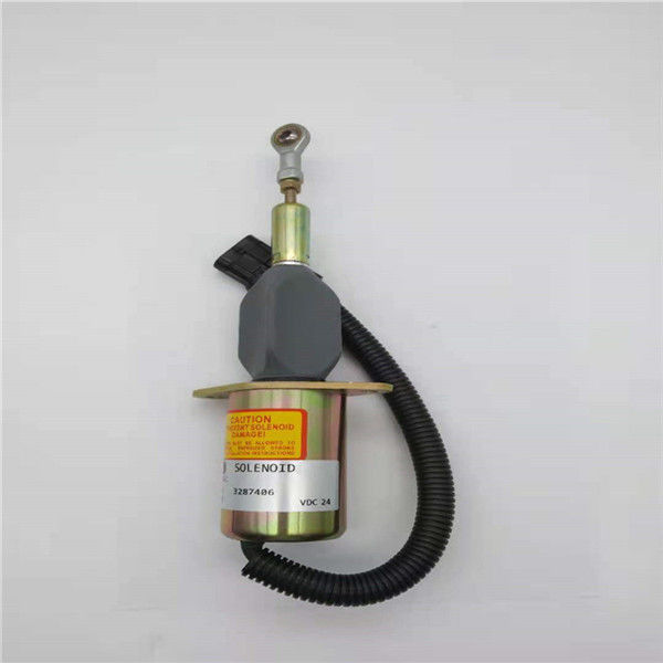 3287406 Van điện từ dừng phù hợp cho động cơ Cummins Máy xúc lật 24V Excavaor
