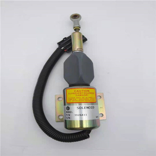 3926411 / SA-4257-12 Van điện từ dừng phù hợp cho các bộ phận động cơ máy xúc Cummins 6CT