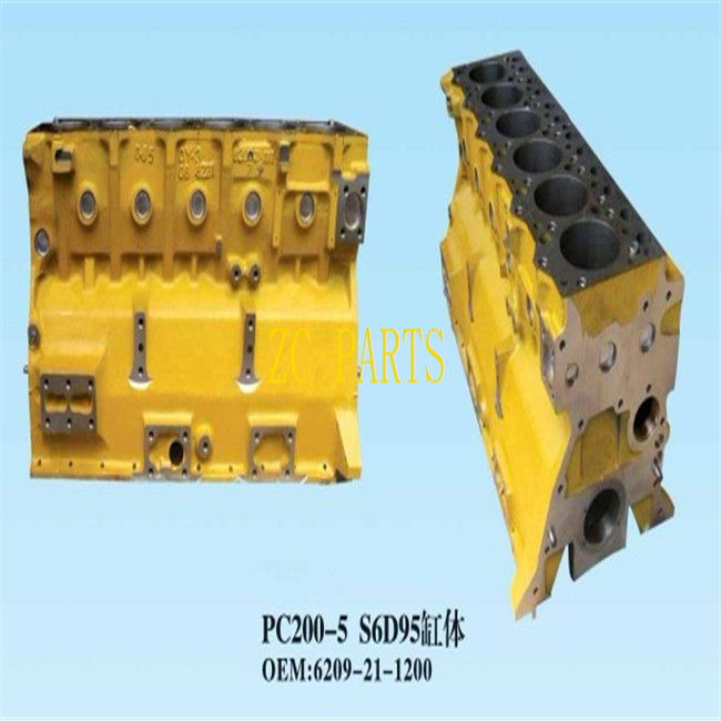 Khối xi lanh động cơ 6D95 6209-21-1200 6209-21-1100 Phù hợp cho PC200-5