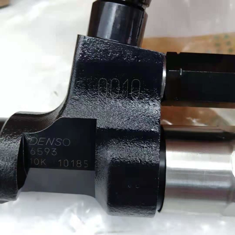 095000-6593 Bộ phận điện Máy xúc Diesel Đầu phun nhiên liệu đường sắt chung Assy cho HINO J08E