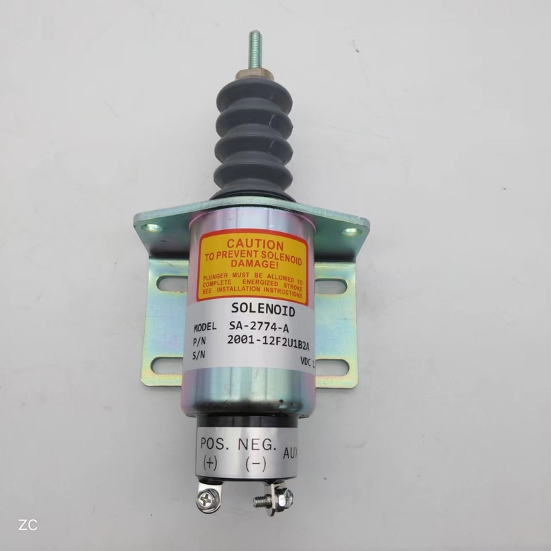 ZC 2001-12F2U1B2A SA-2774-A van điện từ dừng 12V ngắt phù hợp với 4D33